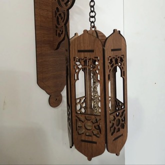 Satkıt Aplik (Pilli)(Ceviz Renk)