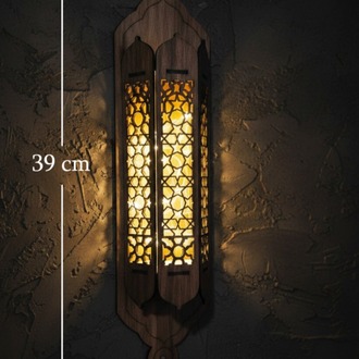 Selçuklu Model Aplik Duvar Lambası Pilli