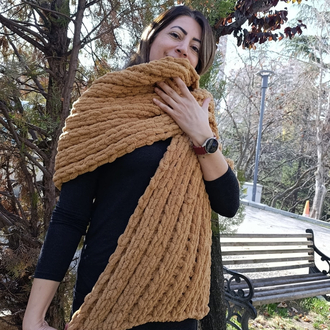 Cozy - Bal Karamel Şal