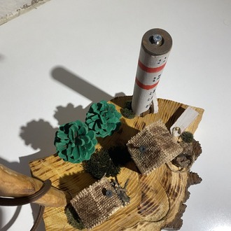 Dekoratif Ahşap Masa Üstü Lamba