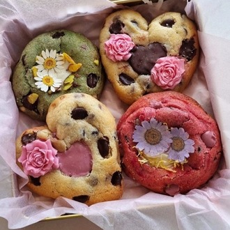 Çiçekli Soft Cookies Set