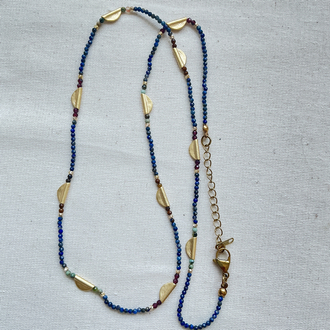 Lapis pullu KOLYE 74cm 