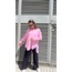 Basic Toz Pembe Gömlek