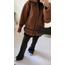 Teddy Biker Mont Koyu Kahve