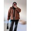 Teddy Biker Mont Koyu Kahve
