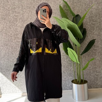 FENDİ YAĞMURLUK SİYAH