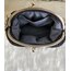 Siyah Gümüş Askılı Clutch 