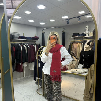Orj Marka Kırmızı Şal