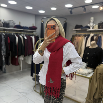 Orj Marka Kırmızı Şal