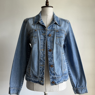 Jeanstar Vintage Kadın Kot Ceket