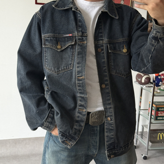 (L/XL) Nicely Jeans Vintage Kot Ceket