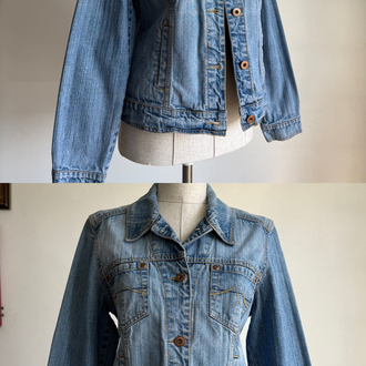 Jeanstar Vintage Kadın Kot Ceket
