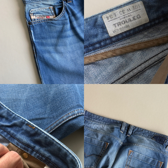 (W33/34) Orijinal Diesel Vintage Trouleg Jean 