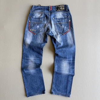 (W30) Denim Rich Eskitme Jean