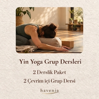 Yin Yoga Grup Dersleri | 2 Derslik Paket