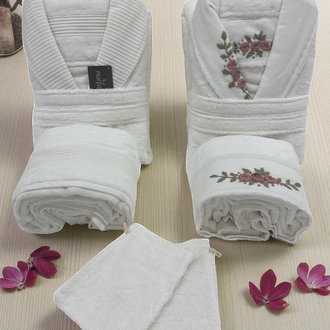 Nurpak Gelin Bambu Bornoz Takımı
