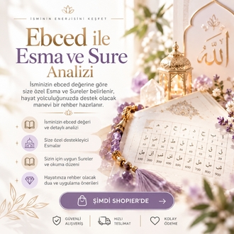 EBCED İLE KİŞİYE ÖZEL ESMA & SURE ANALİZİ
