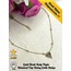 316 L Gold Renk Kalp Figür Minimal Top Detay Çelik Kolye - HMÇK-0009 || HM-03-00051-01