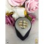 316 L 8 mm Gold Zirkon Taşlı Geniş Ayarlanabilir Çelik Yüzük - HMÇY-0010 || HM-03-00094-10