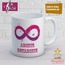 8 Mart Kadınlar Gününe Özel Beyaz Kupa Bardak - HMK00068 - HM-01-00192-01