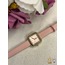 G Sport Polo Çelik Gold Kasa İçi Pembe Kordonu Pembe Kare Kol Saati - HMKS-0005 || HM-03-00087