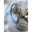 316 L Paslanmaz Silver Burgu Unisex Çelik Bileklik ve Yüzük Seti - HMÇB-0018 || HM-03-00102-02