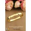316 L Gold Kalpli Aşk Kelepçe Çelik Bileklik - HMÇB-0022 || HM-03-00104-01