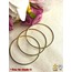 316 L Paslanmaz Tekli 7 CM Gold Ajda Çelik Bilzeik - HMÇB-0025 || HM-03-00105-01