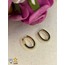 316 L Paslanmaz Oval Lüks Çelik Küpe - HMKÜ-0016 || HM-03-00115-03