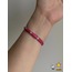 316 L Pembe Zirkon Taşlı Bulgari Model Sarmal Yılan Kelepçe - HMÇB-0009 || HM-03-00098-01