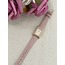 G Sport Polo Çelik Gold Kasa İçi Pembe Kordonu Pembe Diktörgen Kol Saati-HMKS-0008 || HM-03-00