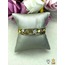 316 L Yıldız Detaylı Bohem Gold Çelik Bileklik - HMÇB-00203 || HM-03-00103-01
