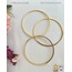 316 L Paslanmaz Tekli 7 CM Gold Ajda Çelik Bilzeik - HMÇB-0025 || HM-03-00105-01