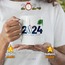Kişiye Özel 2024 Yılbaşı Temalı Beyaz Kupa Bardak - HMK-00023-04 - HM-01-00075-04