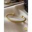 316 L Gold Paslanmaz Burgu Çelik Bileklik - HMÇB-0006 || HM-03-00096-03