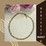 316 L Tiffany Model Gold Paslanmaz Çelik Kolye - HMÇK-0013 || HM-03-00055-01