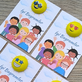 Kartlı Emoji Çikolata