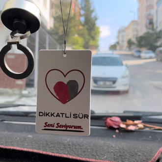 Parmak izi oto kokusu parfüm hediye