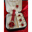 Kırmızı Aksesuar Set (Ahşap Kutu ile gönderilecek)