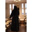 Kupra nakışlı abaya