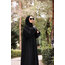 Deri Detaylı Buklet Abaya