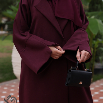 Mürdüm Kaşe Abaya