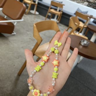 • BEADED CHARM | YELLOW