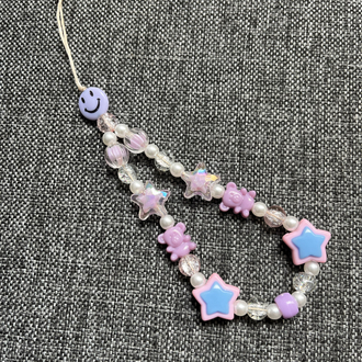 • BEADED CHARM | LILAC