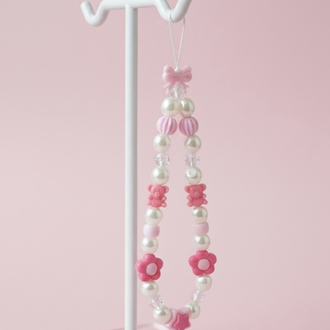 • BEADED CHARM | PINK 