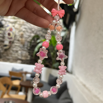 • BEADED CHARM | PINK2