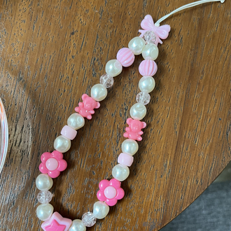 • BEADED CHARM | PINK 