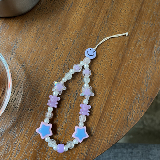 • BEADED CHARM | LILAC