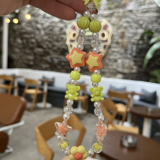 • BEADED CHARM | YELLOW