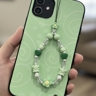 • BEADED CHARM | GREEN